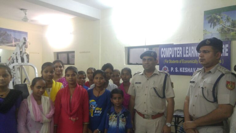 केशवपुरम पुलिस थाने में लगेगी कंप्यूटर क्लास, सुरक्षा भी शिक्षा भी