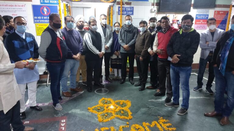 दिल्ली मॉडल को साकार करते हुए आचार्य श्री भिक्षु अस्पताल में लगाई गई एक्स-रे मशीनें