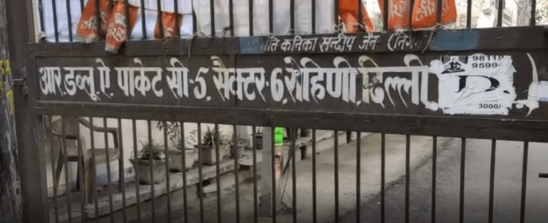रोहिणी में बुजुर्ग महिला को चोरों ने  बनाया अपना शिकार