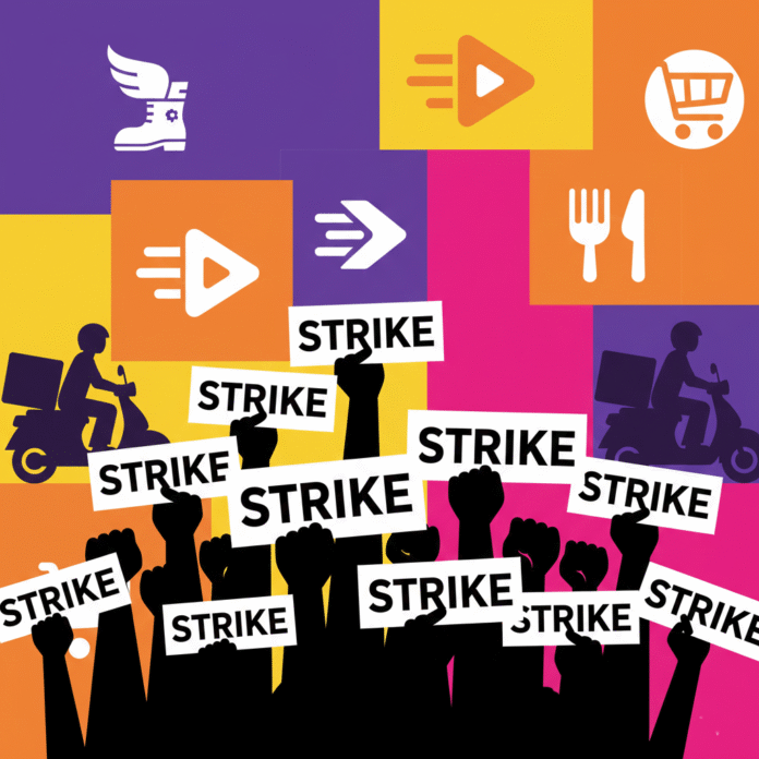 गिग वर्कर्स की हड़ताल से new year ईव समारोहों पर मंडराया संकट