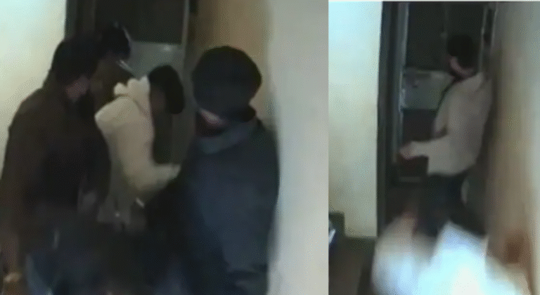 CCTV में कैद दबंगई: जिम विवाद में महिला से छेड़छाड़, बेटे को निर्वस्त्र कर पीटा