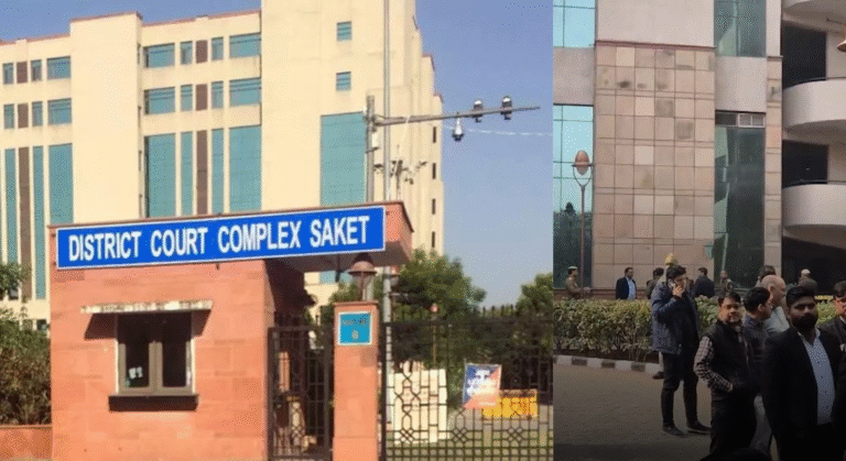 दिल्ली साकेत कोर्ट: क्लर्क ने टॉप फ्लोर से कूदकर जान दी, सुसाइड नोट मिला