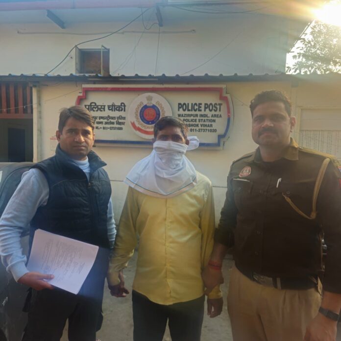 सुभाष प्लेस हाई-प्रोफाइल चोरी केस का खुलासा, आदतन अपराधी राकेश गिरफ्तार