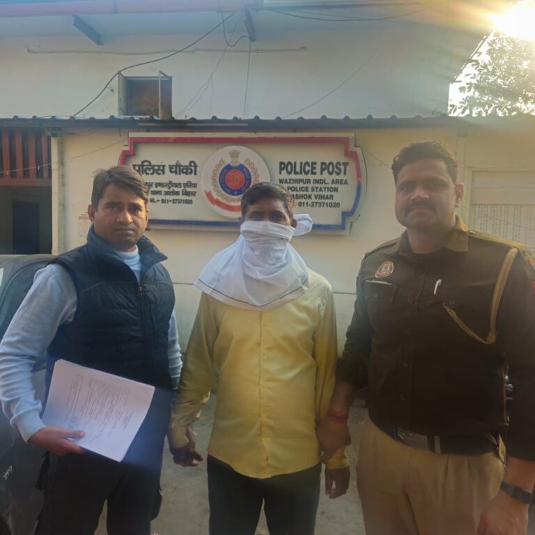सुभाष प्लेस हाई-प्रोफाइल चोरी केस का खुलासा, आदतन अपराधी राकेश गिरफ्तार