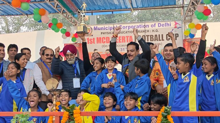 वीर बाल दिवस: एमसीडी के ‘फर्स्ट वीरता फुटबॉल कप’ में सेंट्रल और नजफगढ़ ज़ोन का जलवा