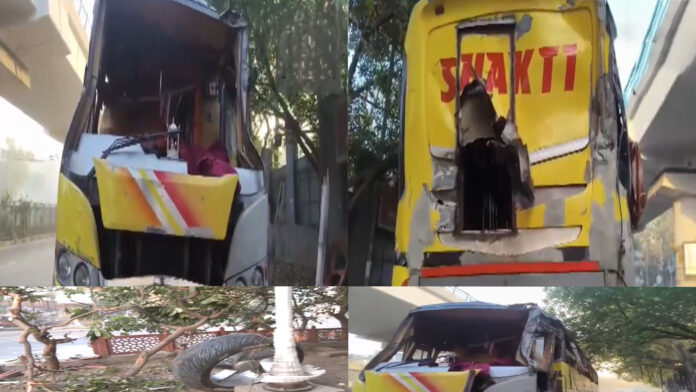 दिल्ली के करोल बाग में भीषण सड़क हादसा: झंडेवालान मंदिर के पास पलटी डबल डेकर बस, 2 की मौत, कई घायल