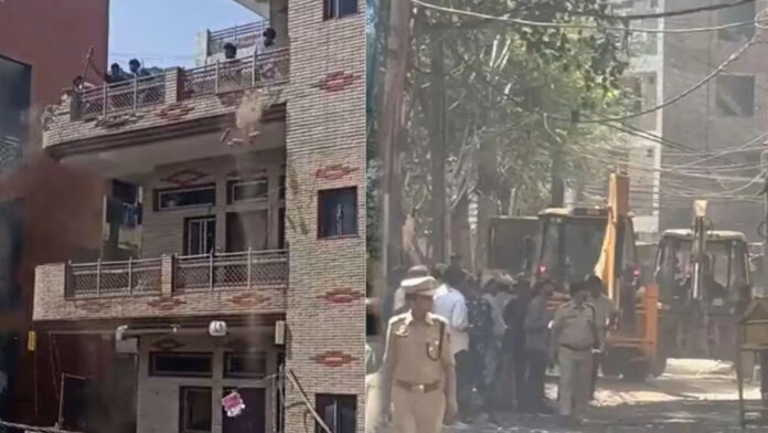 Uttam Nagar Murder Case: आरोपी के घर पर चला बुलडोजर, MCD ने शुरू की कार्रवाई