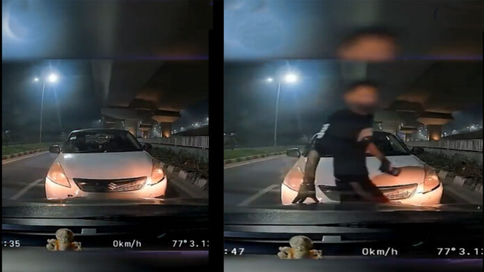 द्वारका एक्सप्रेसवे पर 'कैब ड्राइवर' की दबंगई: रॉन्ग साइड गाड़ी चलाकर दी धमकी; वायरल वीडियो देख दिल्ली पुलिस ने दर्ज की FIR