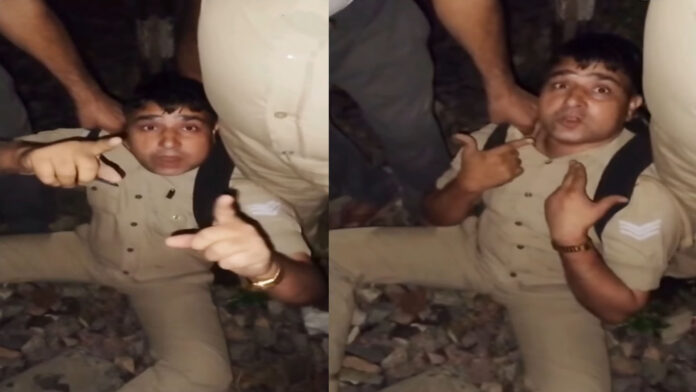 इटावा: ट्रेन की चेन खींचकर भाग रहा था GRP का 'दबंग' सिपाही, RPF ने घेराबंदी कर दबोचा; अनुशासनहीनता पर हुआ सस्पेंड
