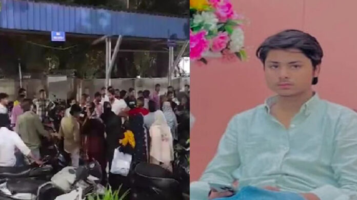 हत्या के बाद भीड़ का आक्रोश