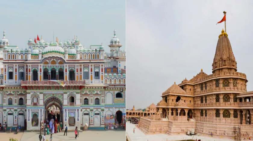 जनकपुर से अयोध्या तक प्रस्तावित सीधी ट्रेन सेवा, रामायण सर्किट से जुड़े भारत-नेपाल धार्मिक मार्ग का दृश्य।