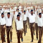 RSS की शाखा गतिविधियों और संगठनात्मक ढांचे को दर्शाता प्रतीकात्मक दृश्य,