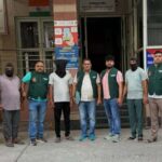दिल्ली पुलिस स्पेशल सेल द्वारा ISI से जुड़े आतंकी नेटवर्क के 7 आरोपियों की गिरफ्तारी और हथियार बरामदगी का दृश्य।