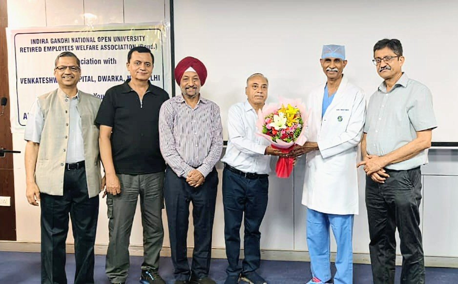 IGNOU-REWA स्वास्थ्य जागरूकता सत्र में हृदय एवं प्रोस्टेट रोगों पर विशेषज्ञों का संबोधन।