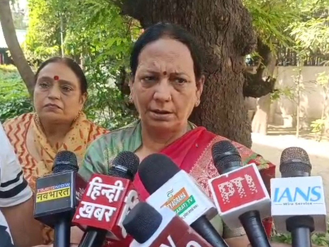 दिल्ली के वज़ीरपुर में बीजेपी विधायक और पार्षद के बीच कार्यक्रम के दौरान हुए कथित झगड़े और हाथापाई का प्रतीकात्मक दृश्य।