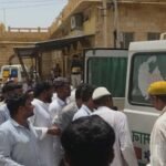जैसलमेर में सड़क हादसे में युवक की मौत से जुड़ी सांकेतिक तस्वीर।