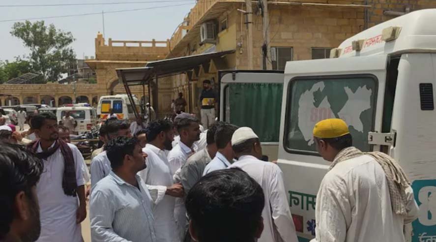 जैसलमेर में सड़क हादसे में युवक की मौत से जुड़ी सांकेतिक तस्वीर।